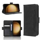 For Samsung Galaxy S23+ 5G Skin Feel Calf Texture Card Slots Leather Phone Case(Black) - 1