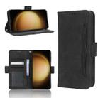 For Samsung Galaxy S23 5G Skin Feel Calf Texture Card Slots Leather Phone Case(Black) - 1