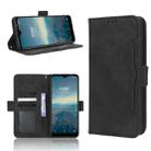 For Vodafone Smart V22 Skin Feel Calf Texture Card Slots Leather Phone Case(Black) - 1