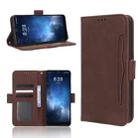 For Sharp Rouvo V Skin Feel Calf Texture Card Slots Leather Phone Case(Brown) - 1