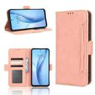 For ZTE Libero 5G III Skin Feel Calf Texture Card Slots Leather Phone Case(Pink) - 1