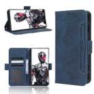 For ZTE nubia Red Magic 8 Pro / 8 Pro+ Skin Feel Calf Texture Card Slots Leather Phone Case(Blue) - 1