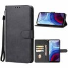 For Motorola Moto G Power 2023 Leather Phone Case(Black) - 1