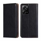 For Xiaomi Poco X5 Pro / Redmi Note 12 Pro Speed Gloss Oil Solid Color Magnetic Leather Phone Case(Black) - 1