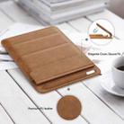 3-fold Stand Magnetic Tablet Sleeve Case Liner Bag For iPad 9.7 / 10.2 / 10.5 / 10.9 / 11 inch(Light Brown) - 8