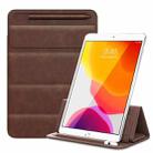 3-fold Stand Magnetic Tablet Sleeve Case Liner Bag For iPad 9.7 / 10.2 / 10.5 / 10.9 / 11 inch(Dark Brown) - 1