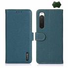 For Sony Xperia 10 IV KHAZNEH Litchi Genuine Leather Phone Case(Green) - 1