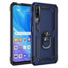 For Huawei Y9s Shockproof TPU + PC Protective Case with 360 Degree Rotating Holder(Blue) - 1