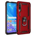 For Huawei Y9s Shockproof TPU + PC Protective Case with 360 Degree Rotating Holder(Red) - 1
