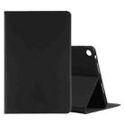 For Huawei MatePad SE 10.4 2023 Voltage Elastic Texture Flip Leather Tablet Case(Black) - 1