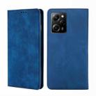 For Xiaomi Poco X5 Pro / Redmi Note 12 Pro Speed Skin Feel Magnetic Horizontal Flip Leather Phone Case(Blue) - 1