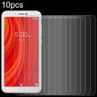 For Lava Z61 Pro 10pcs 0.26mm 9H 2.5D Tempered Glass Film - 1