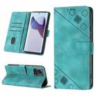 For Motorola Moto X30 Pro 5G Skin-feel Embossed Leather Phone Case(Green) - 1