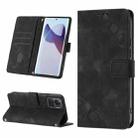 For Motorola Moto X30 Pro 5G Skin-feel Embossed Leather Phone Case(Black) - 1