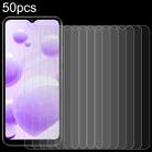 For Lava Yuva 2 Pro 50pcs 0.26mm 9H 2.5D Tempered Glass Film - 1