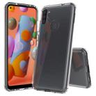 For Galaxy A11 (EU Version) Shockproof Scratchproof TPU + Acrylic Protective Case(Transparent) - 1