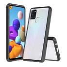 For Galaxy A21S Shockproof Scratchproof TPU + Acrylic Protective Case(Black) - 1