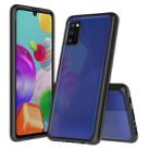 For Galaxy A41 Shockproof Scratchproof TPU + Acrylic Protective Case(Black) - 1