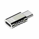 100W Type-C Male to Type-C Female 20Gbps Zinc Alloy Adapter, Style:Straight - 1