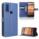 For AT&T Motivate Max U668AA Diamond Texture Leather Phone Case(Blue) - 1