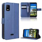 For AT&T Calypso 3 U328AA Diamond Texture Leather Phone Case(Blue) - 1