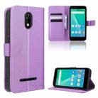 For Unimax UMX U696CL Diamond Texture Leather Phone Case(Purple) - 1