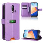 For Blackview BV7200 Diamond Texture Leather Phone Case(Purple) - 1