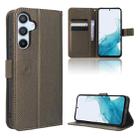 For Samsung Galaxy A54 5G Diamond Texture Leather Phone Case(Brown) - 1