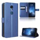 For Sharp Rouvo V Diamond Texture Leather Phone Case(Blue) - 1