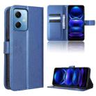 For Xiaomi Poco X5 5G / Redmi Note 12 5G Diamond Texture Leather Phone Case(Blue) - 1
