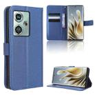 For ZTE nubia Z50 Diamond Texture Leather Phone Case(Blue) - 1