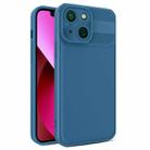 For iPhone 13 Twill Texture TPU Shockproof Phone Case(Blue) - 1