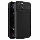 For iPhone 12 Pro Twill Texture TPU Shockproof Phone Case(Black) - 1