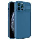 For iPhone 11 Pro Twill Texture TPU Shockproof Phone Case(Blue) - 1