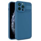 For iPhone 11 Pro Max Twill Texture TPU Shockproof Phone Case(Blue) - 1