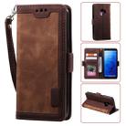 For Galaxy S9 Retro Splicing Horizontal Flip Leather Case with Card Slots & Holder & Wallet(Brown) - 1