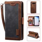 For Galaxy S10 Retro Splicing Horizontal Flip Leather Case with Card Slots & Holder & Wallet(Grey) - 1