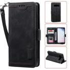 For Galaxy S10e Retro Splicing Horizontal Flip Leather Case with Card Slots & Holder & Wallet(Black) - 1
