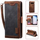 For Galaxy S10e Retro Splicing Horizontal Flip Leather Case with Card Slots & Holder & Wallet(Grey) - 1