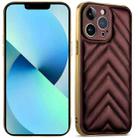 For iPhone 13 Pro Max Suteni Plating Leather Soft TPU Phone Case(Purple) - 1