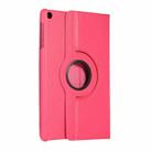 For Huawei Matepad SE 10.4 360 Degree Rotation Litchi Texture Tablet Leather Case(Rose Red) - 3