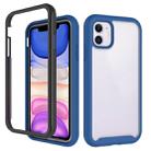 For iPhone 11 Starry Sky Solid Color Series Shockproof PC + TPU Protective Case(Royal Blue) - 1