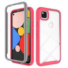 For Google Pixel 4a Starry Sky Solid Color Series Shockproof PC + TPU Protective Case(Red) - 1