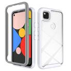 For Google Pixel 4a Starry Sky Solid Color Series Shockproof PC + TPU Protective Case(White) - 1