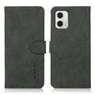 For Motorola Moto G73 5G KHAZNEH Matte Texture Leather Phone Case(Green) - 1