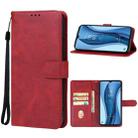 For TCL 40 X Leather Phone Case(Red) - 1