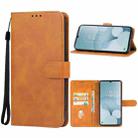 For TCL 40 XL Leather Phone Case(Brown) - 1