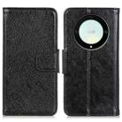 For Honor X9a / X40 5G Nappa Texture Flip Leather Phone Case(Black) - 1