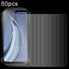 For Doogee S100 50pcs 0.26mm 9H 2.5D Tempered Glass Film - 1