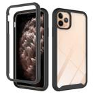For iPhone 11 Pro Max Starry Sky Solid Color Series Shockproof PC + TPU Protective Case(Black) - 1